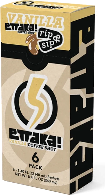 Estuche de 6 sachets de Ettaka! Vanilla
